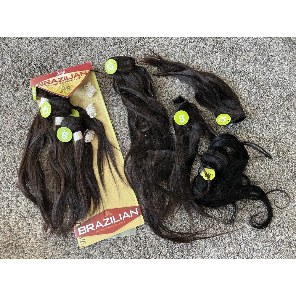 ZURY BRAZILIAN 100% HUMAN REMY HAIR LOT